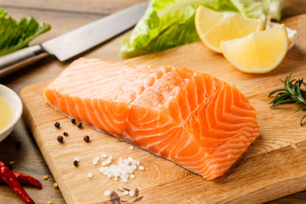 The ingredients of Kabo: Salmon